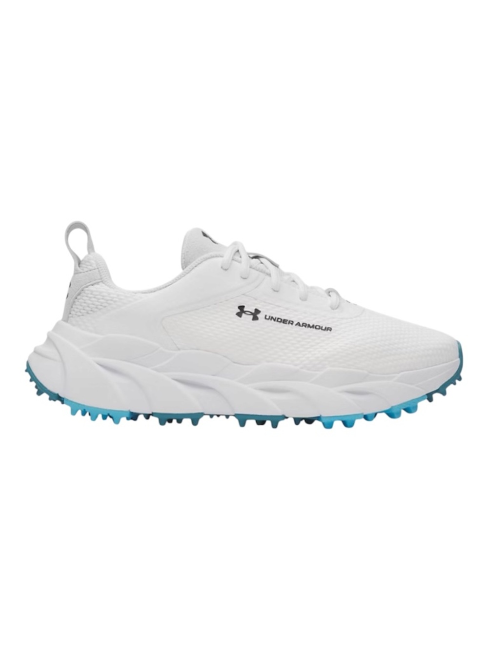 NWB-UNDER ARMOUR HALO HYBRID SPIKELESS GOLF/ WOMEN'S SHOES/ WHITE-WHITE/ SIZE 8